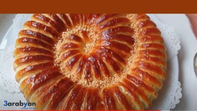 بريوش اسفنجي و بشكل حلزوني وبدون دلك ولا مجهود مع حشوة بسييطة